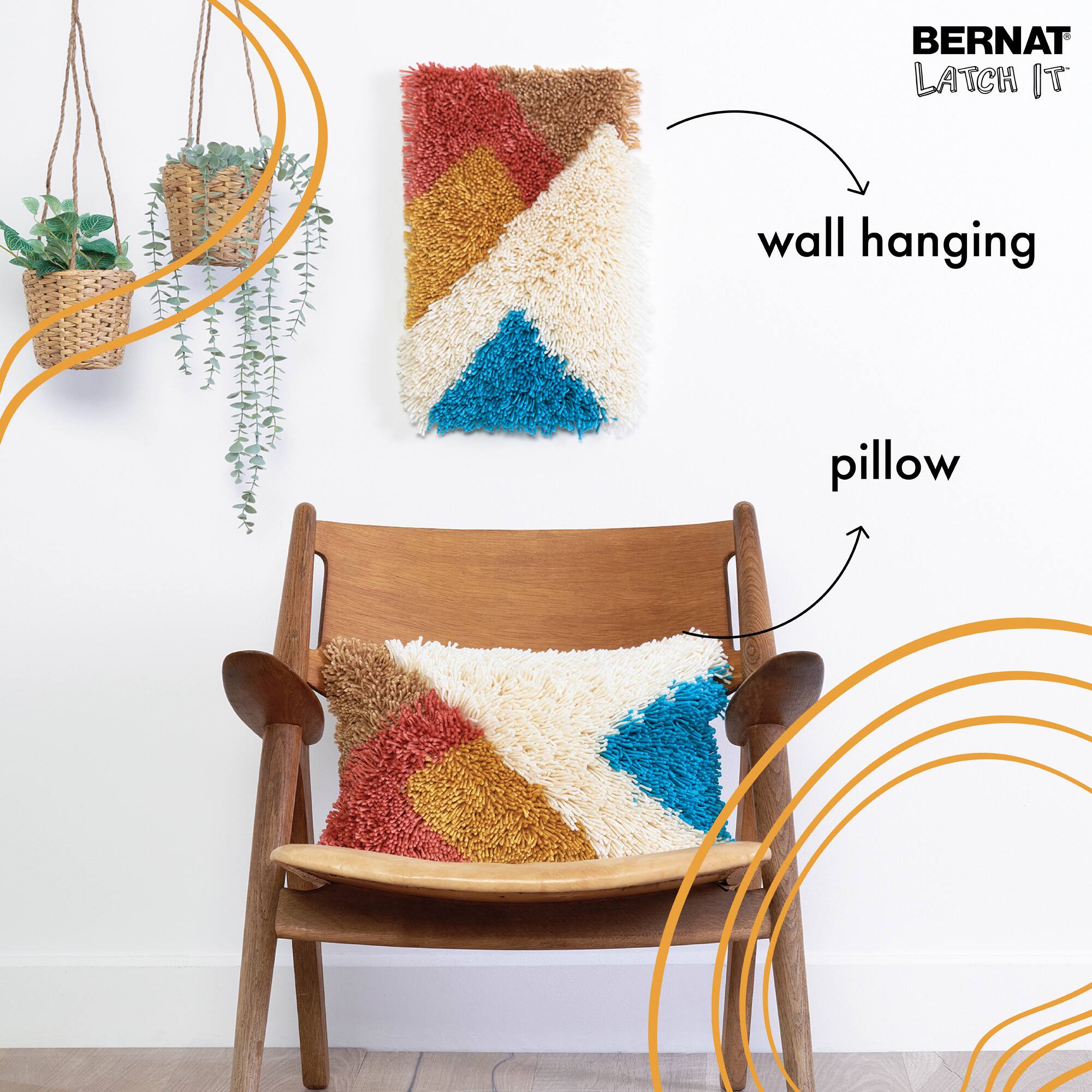 Bernat® Latch It™ Mountain High Boho Yarn Kit